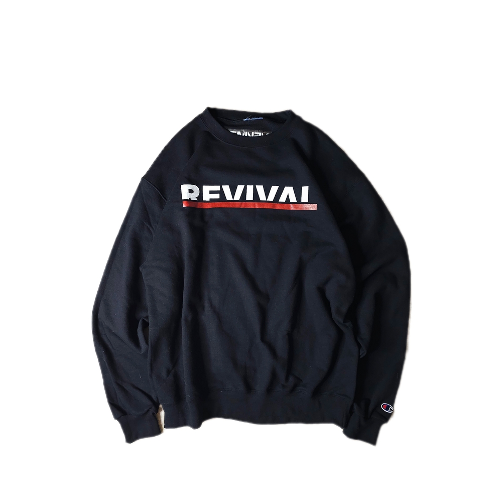 Mens Eminem REVIVAL Black Champion Sweater